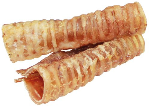 Schecker Rinderstrossen - Trachea vom Rind - Kausnack für den Hund 1 kg