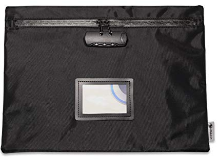 Borsa portadocumenti a pendolo con lucchetto a combinazione e cerniera fino a A4