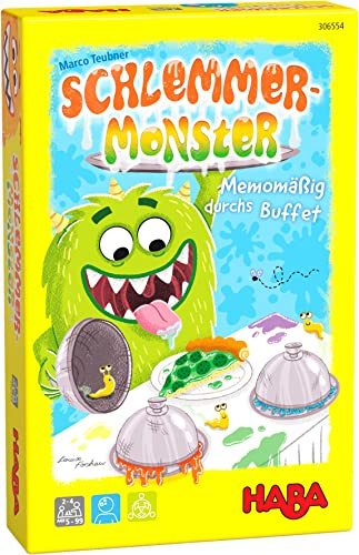 HABA 306554 - Schlemmermonster, Mitbringspiel ab 5 Jahren, made in Germany