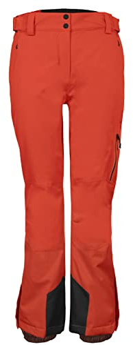 Killtec Damen Funktionshose/Skihose mit Kantenschutz und Schneefang KSW 138 WMN SKI PNTS, neon-Coral, 34, 38868-000