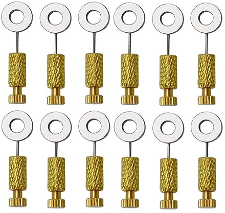 Yoiimiya 12Pcs Handmade Leather Goods Tools Leather Goods Fixed Needle Stitching 0-6mm, 6-12mm