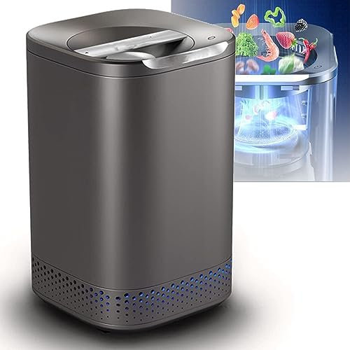 Compostiera Elettrica da Cucina, Compostiera da Cucina Intelligente per Rifiuti, Contenitore per Compostaggio Domestico, Ciclatore Automatico per Rifiuti Alimentari da Banco,110V