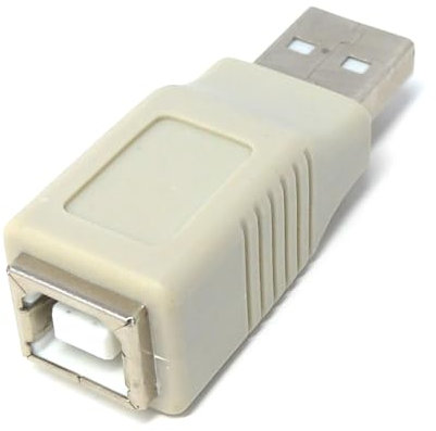 1pcs. USB 2.0 A Male to Type B Female Adapter Convertor for Printer, Scanner, PC, Music Instruments, Hard Drive