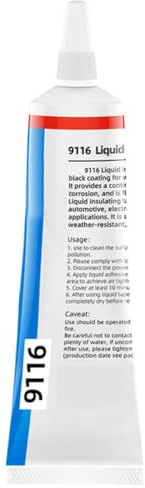 ZXCVWWE Flüssiges Isolierband, flüssiger isolierender Hochtemperaturkleber, 60 ml wasserdichter Isolierbandkleber, flüs isolierender