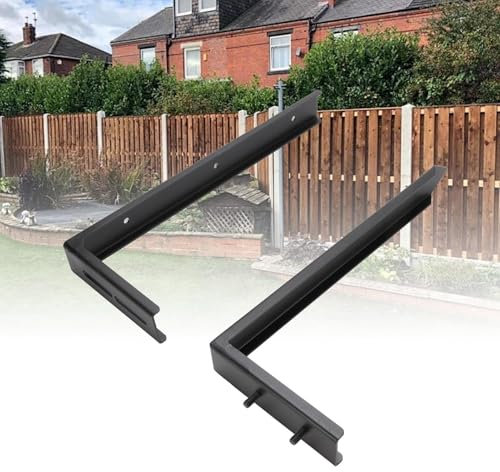 Kit de Poste de la Cerca Estacas de Acero de Servicio Pesado Ancla Spike de Acero Vega de Acero Postas de Anclaje para Cercas de Madera Rotas Inclinadas