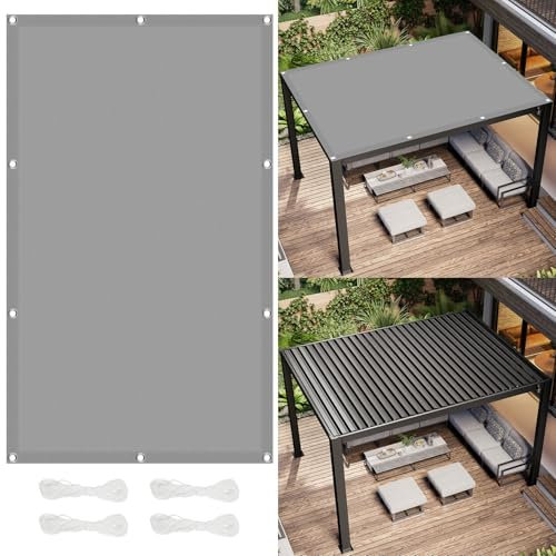 Rectangular Sun Shade Sail 0.3 x 0.8m Outdoor Patio Cover for Garden Pergola Balcony Polyester Tear Resistant Fabric Cream Color Small Size 1 x 2.6ft