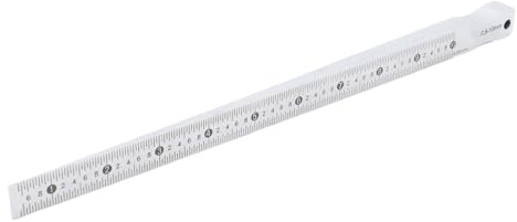 Telituny Calibro a Cuneo, Calibro Conico in Acciaio Inossidabile, Strumento di Misurazione della Distanza 0,5 a 10 Mm, Righello Spessimetro 9,2 Pollici, Righello a Cuneo di Precisione