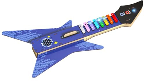 Djowyh Kit De Guitarra DIY - Maqueta Puzzle De Instrumentos Musicales,Guitarra DIY con Componentes Incluidos - para Niños y Niñas, Regalo de Cumpleaños y