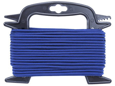 MEGACORD 340 kg Paracord – echtes Mil-Spec Typ IV Fallschirmseil (MIL-C-5040-H) mit gratis Survival-Leinenwickler