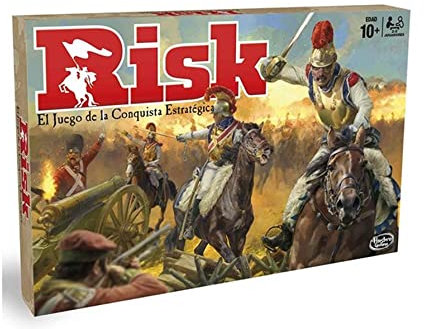 Hasbro Gaming - Clasico Risk Versión Española, para 2 jugadores