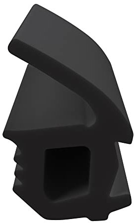 DIWARO® Stahlzargen-Dichtung SZ280 | schwarz | 5 lfm für Haus- und Innentüren. Zum Schallschutz und abdichten der Tür. Bestehend aus TPE (Thermoplastischen Elastomer)