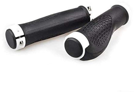 BlueSunshine Ergonomisches Design Gummi Fahrrad Lenker Komfort MTB Griffe breitere Haltefläche Anti-Rutsch-Mountainbike, weiß