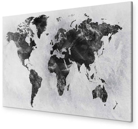 murando - Leinwandbild schwarz-weiss grau, 120x80 cm, 1-teilig, Wohnzimmer