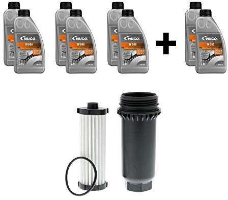 VAICO V25-0796-XXL FILTERSATZ MIT 8 LITER ÖLWECHSEL AUTOMATIKGETRIEBE 6-GANG MPS6 DW6 DCT450 PASSEND FÜR EXPERT KIT XXL