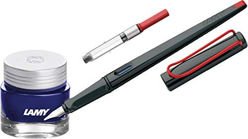 Lamy Kalligraphie-Set (Füller + Tinte + Konverter, Tiefblau)
