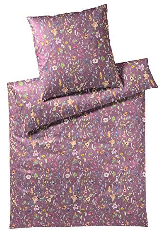 elegante Jersey Bettwäsche Potpourri Mauve