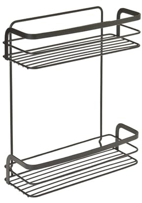 Metaltex Hylla Rektangulär, Svart, 26x10x30
