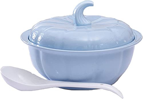 ksamwjf Cazuela De Calabaza con Tapa Olla De Cerámica Cazuela De Calabaza Olla De Gran Capacidad Olla De Sopa Olla De Horno Holandés Olla De Cocina