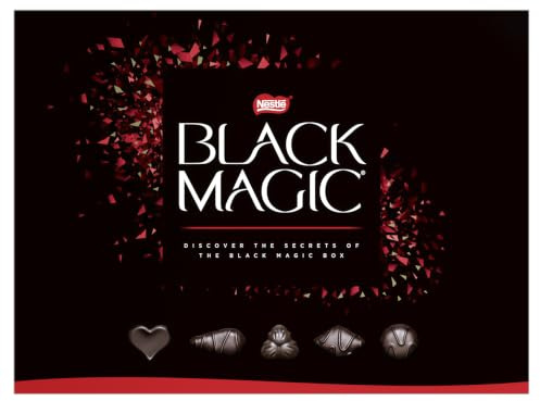 Black Magic Dark Chocolate Box – Assorted Dark Chocolates Gift Box, 174g