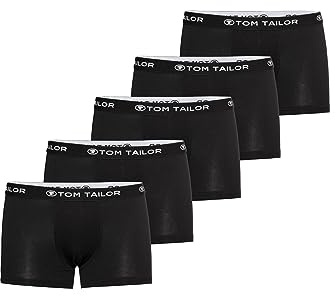 TOM TAILOR Boxershorts Herren 5er Pack Unterhosen Gr. S - 3XL