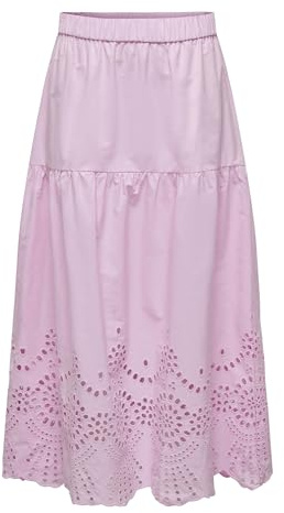 ONLY Onlroxanne Alicia Ankel Skirt WVN - Falda de Verano para Mujer, Pirueta, M