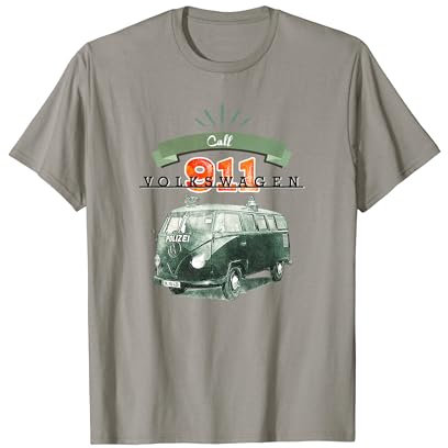 VW Call 911 Police Camper T-Shirt