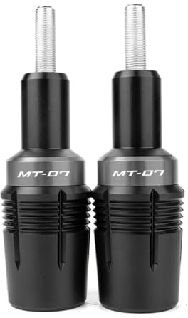 CCYYMOWOK Motorrad Zubehör für Yamaha MT 07 MT07 2025 2026 FZ07 MT-07 2014-2021 2022 2023 2024 Sturzpads Rahmen Schieber Sturzschutz Crashpads Protektoren Fallschutz (Grau)