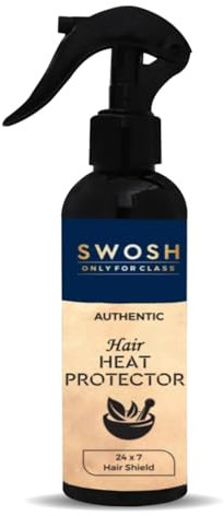 Heat Protection Spray For Hair Straightening For Women (200 ml) Keratin and Argan Oil | Controls Frizz, and Breakage | 100% Vegan and Natural - Paraben and Sulfate Free