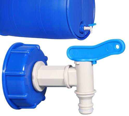 TOTE VALVE ADAPTER, Tank Hose Adapter, Tap Valve, Garden Hose Connection Connections, Fine Thread Outer Water Spigot, Replacement Parts Accessories for Garden