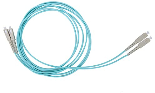 Fockety Cavo in Fibra Ottica OM3 a Bassa Perdita di Inserzione, per Strumentazione e Rete CATV, 3 Metri