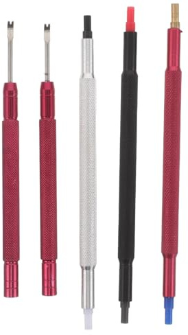 Healvian Uhr Reparaturset mit Werkzeugen zum Drücken und Entfernen von Uhrenzeigern und Gliedern Inklusive Armbandentferner Zeigerreparaturwerkzeug und Aufbewahrungsbox für Uhrenwartung