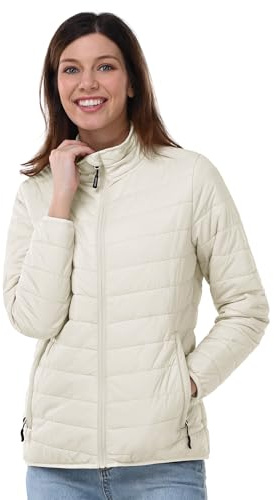 Outdoor Ventures Damen Steppjacke Packbare Leichte Warme Pufferjacke