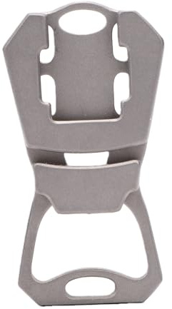 Cryfokt Apribottiglie Compatto, Mini Apribottiglie, Portatile, in Lega di Titanio, Apriscatole Portachiavi con Robusto per Cucina, Campeggio All'aperto, Picnic