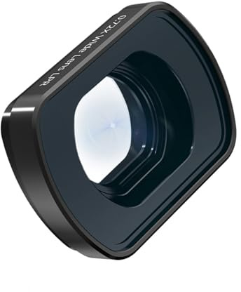 Obiettivo grandangolare 4/3 con effetto bellezza, accessorio filtro in vetro per Vlog Travel, alloggiamento in alluminio anti-distorsione filtro fotocamera