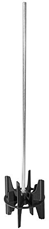 Warner Manufacturing 18 5-Gallon Plastic Paint Mixer, 15 Round Metal Shaft, Fits 3/8 Drill, 10331