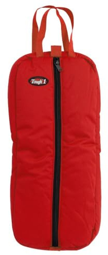Tough 1 Deluxe Nylon Halter/Bridle Bag - Red