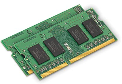 Kingston ValueRAM 8GB (2x4GB) Kit of 2 1600MT/s DDR3L Non-ECC CL11 SODIMM 1.35V KVR16LS11K2/8 Laptop Memory