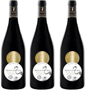 Vin rouge Casher Le Pessah - SIGNATURE AOP LANGUEDOC 2023 - Kasherouth Rav Rottenberg CIOP - Orthodox Union OU USA- Red Kosher wine - 3 Bouteilles