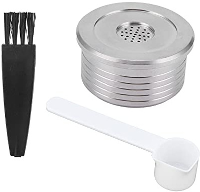 Coffee Capsule,Reusable Coffee Capsule with Spoon Brush Fit for NDIQ7323 Coffee Maker Machine