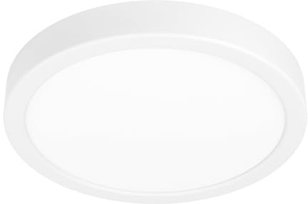 EGLO LED Deckenlampe außen Argolis 2, Außenleuchte für Wand und Decke | Outdoor Deckenleuchte aus Metall und Kunststoff in Weiß, warmweiß, IP44, ⌀ 28,5 cm