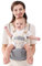 SONARIN Atmungsaktive Einfache Babytrage Hüftsitz,Multifunktionale Babytragetasche Baby Hüftsitz Kindertrage Ergonomische Baby Tragesystem Bauchtrage Rückentrage für 0-36 Monate(Grau)