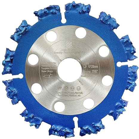 Disque de scie multi lame à tronçonner 125 mm - BRSCHNITT Disque à tronçonner en métal dur Laube 22,23/15,875 MM pour troncs, racines, bois, caoutchouc dur, plastique