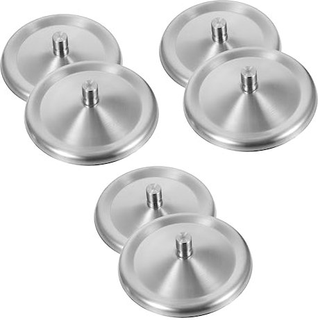 UPKOCH 3er-set Becherdeckel Aus Edelstahl Becherdeckel Für Wasserbecher Becherdeckel Für Tragbare Tassen Wiederverwendbarer Becherdeckel Aus Metall Für Den Haushalt 2 Stück * 3
