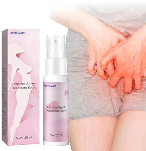Déodorant intime en spray Orgrul, déodorant intime pour femme, spray anti-odeurs, extrait d'herbes, soulage les odeurs et les démangeaisons, 20 ml