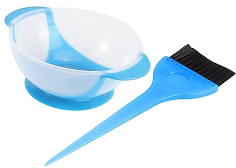 minkissy 4 Sätze Haarfärbebürste und Schüssel Haarfärbemittel Färbeschale für den Friseursalon Friseur-Haarfärbeset Haarfärbeschalen Rührschüssel Haupt Werkzeug Saugnapf Haar Farbe Pinsel
