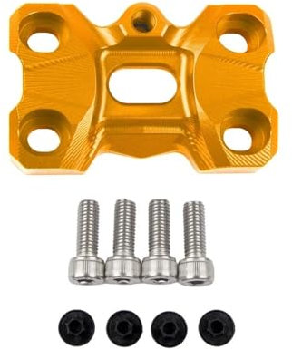 CBNFDKEOI Motorrad-Lenkererhöhungen Motorrad Riser Schellen Klammern Lenker Erhöhen Vorwärts Und Zurück Halterung Für H&ONDA PCX160 PCX150 PCX125(Gold)