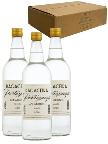 Aguardiente Bagaceira Portugueza - Celebra los momentos especiales con el licor perfecto Pack 3-1 litro