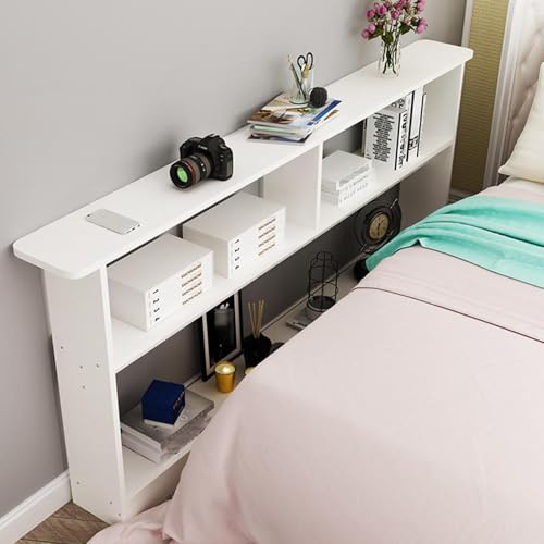 Table console rétro en bois avec dossier de canapé à 3 couches, design étroit, petite empreinte de pied, table d'entrée pour petites pièces et entrées (blanc 47,2 x 3,9/120 x 10 cm)