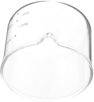 HEALLILY Vaso De Leche Para Espresso Taza Medidora Transparente De Jarra Pequeña Sin Asa Para Servir Leche Espumada