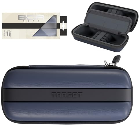 Target Darts BOA Dart Storage Case, One Size – Navy | Darts Wallet, Store Dart Shafts, Swiss Points, 6 Fully Assembled Darts, Additional Accessories